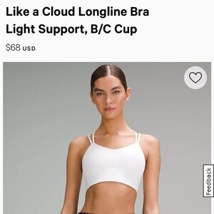 Lululemon sports bra